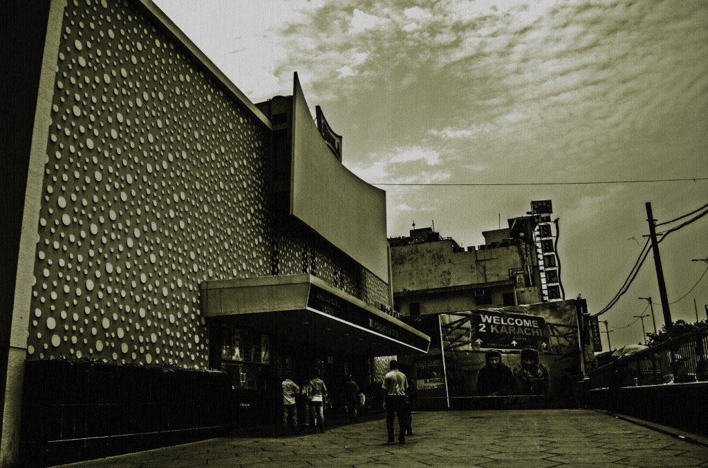 An Exterior Shot Of The Shiela Single-Screen Cinema In New Delhi