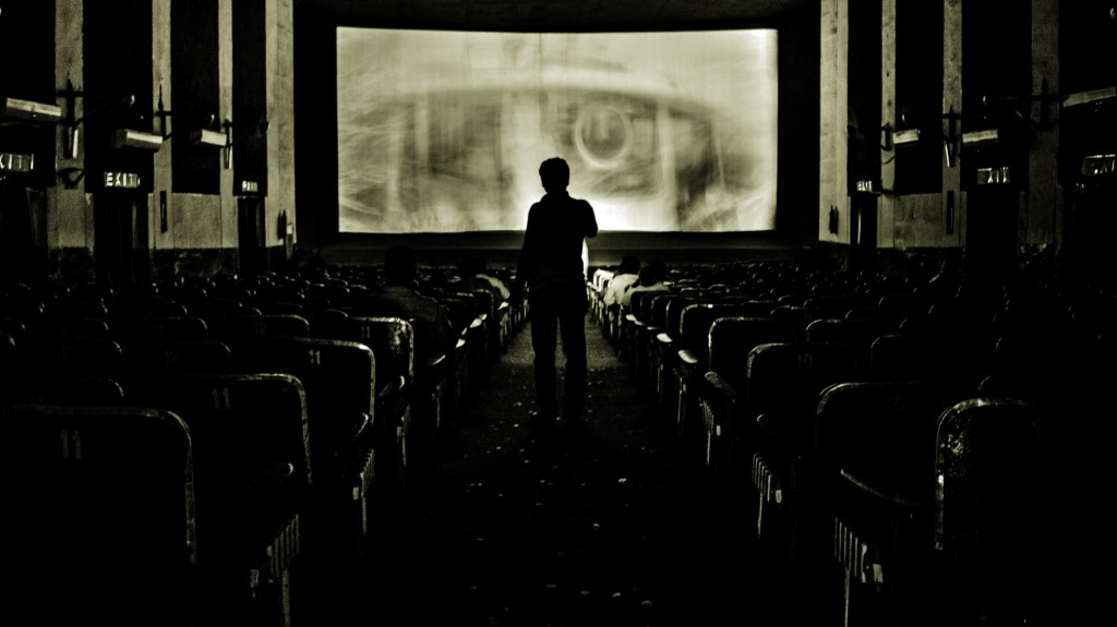An Interior Shot Of The Ritz Single-Screen Cinema In New Delhi