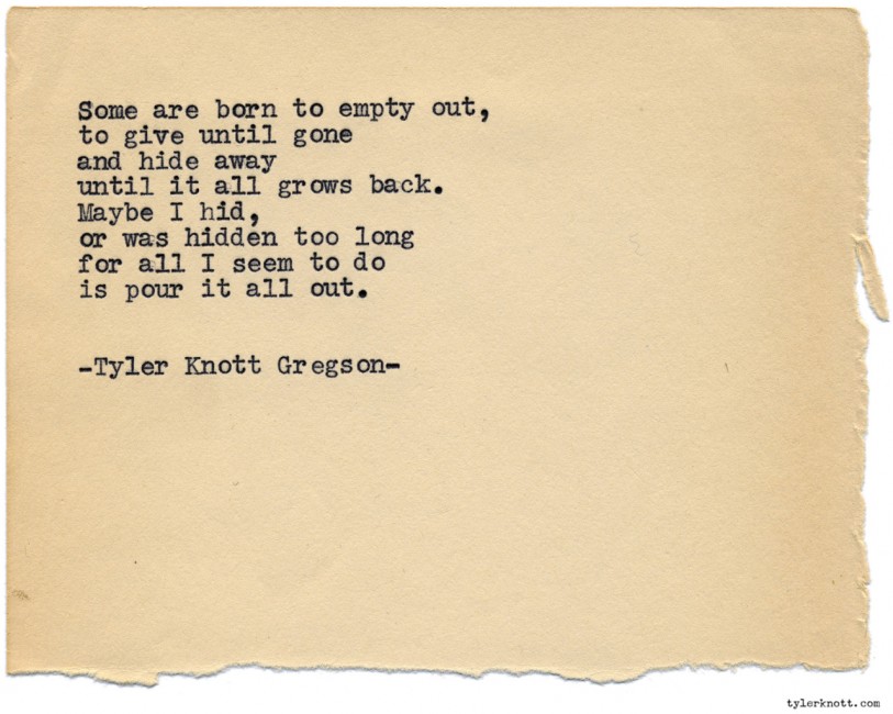 A Bittersweet Symphony: Poems By Tyler Knott Gregson - The Yellow Sparrow