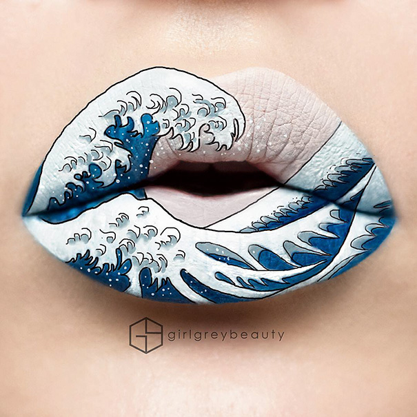 lip art Andrea Reed